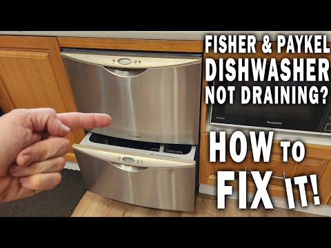 Fisher & Paykel Dishwasher DD605 NOT DRAINING FULLY - How to fix it