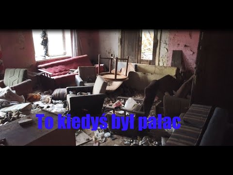 Ruiny pałacu w Siedlnicy Dji Drone