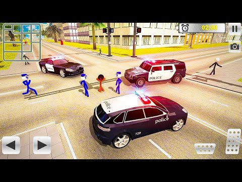 US Police Car Chase Driver Simulator - Crime Transport Prisoner Driving - Android GamePlay #3