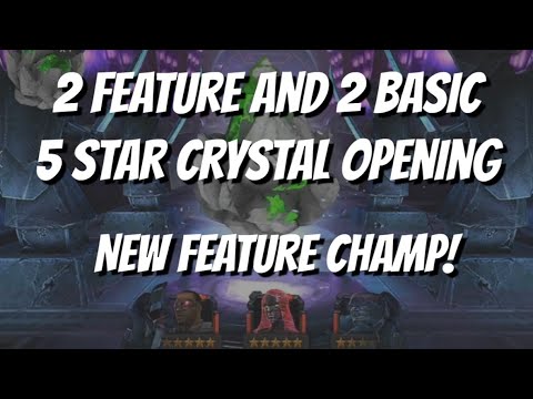 5 Star Feature Crystals and 5 Star Crystals Opening - Marvel Contest of Champions