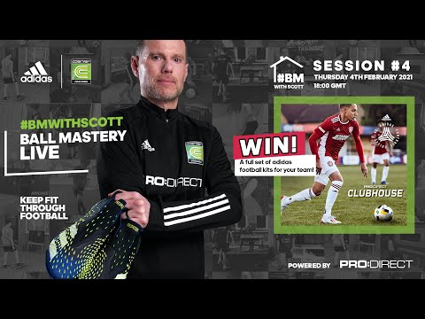 COME BACK STRONGER WEEK 4 - LIVE LOCKDOWN FOOTBALL SKILLS & FIT SESSION | COERVER EW BALL MASTERY