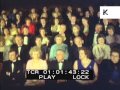 1950s 1960s Theatre Audience Waiting For Show To Start Colour Footage