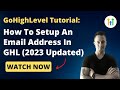 GoHighLevel Tutorial ✅How To Easily Setup an Email Address in GoHighLevel