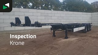 Semi-remorque porte-conteneurs Krone SD Multi45ft Liftaxle à vendre - Image 4 | Autoline TG Semi-remorque porte-conteneurs Krone SD Multi45ft Liftaxle | Image 4 - Autoline