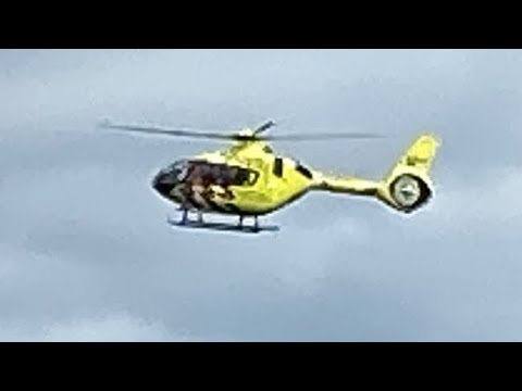Lifleiner1 vertrekt bij Ongeval Bedrijf