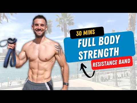 The BEST FULL BODY RESISTANCE BAND Workout to Build Muscle | 30 minutes