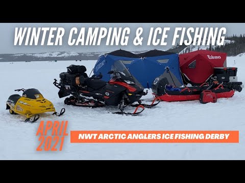 Winter Camping Hot Tent / NWT Arctic Anglers 4th Annual Family Ice Fishing Derby / Team FTA