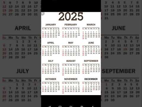 #educational # calendar # 2025 calendar 📆🗓️