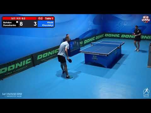 12:30 Bohdan Doroshenko 1  - 3 Vitalii Khorolskyi West 1 WIN CUP 25.10.2022 | TABLE TENNIS WINCUP