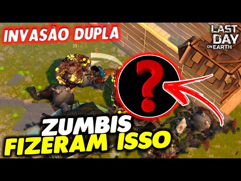 LOUCURA QUE OS ZUMBIS FIZERAM NA INVASÃO DUPLA - Last Day On Earth