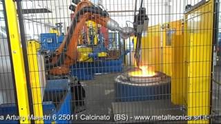 Metaltecnica - Robotlu Otomatik Pirinç / Bronz Kokil Döküm Makinesi 1/