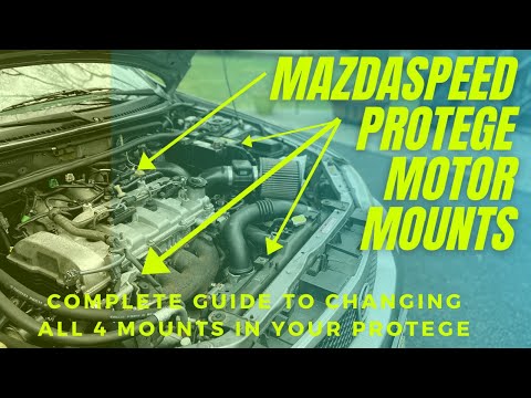 Mazdaspeed Protege DIY Polyurethane Motor Mount install complete all four mounts!