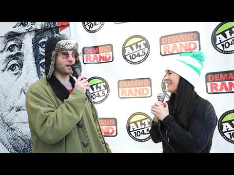 joe p & Amber Miller at ALT 104.5 Winter Jawn!