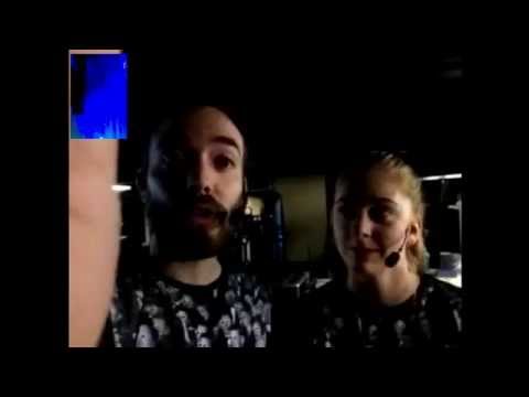 Nordic.js 2015 • Behind the scene with the hosts Daniel Beauchamp & Simone Giertz