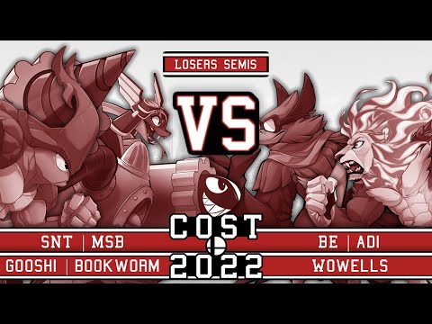 COST 2022: W0wells + Adi (Wrastor + Zetterburn) vs MSB + Bookworm (Kragg + Elliana)