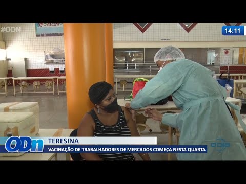 Vacinação de trabalhadores de Mercados começa nesta quarta 23 06 2021