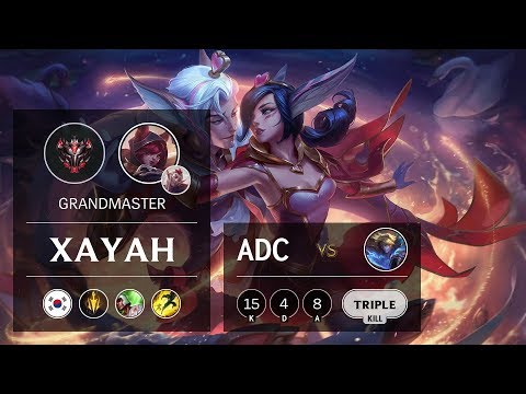 Xayah ADC vs Ezreal - KR Grandmaster Patch 9.9