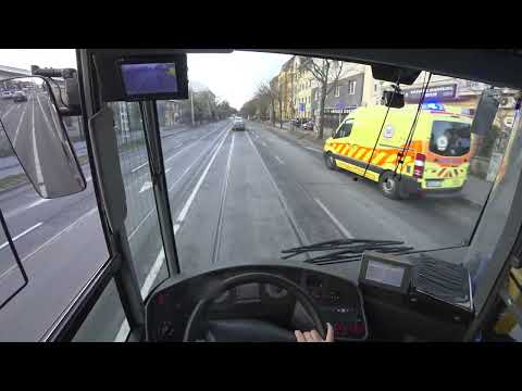 133E Budapest Hungarian Public transportation Bus ride 2/2