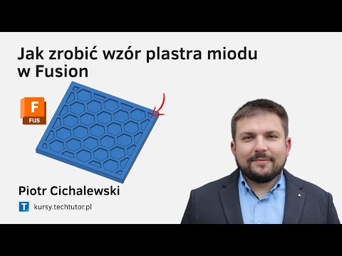 Zaskakująco łatwy trik na plaster miodu 3D w Fusion!