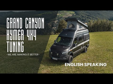 2020 Hymer Grand Canyon S 4x4 -Tuning, Upgrades + the First in the world elevating roof Roof Rack
