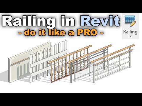 Revit Railing - Beginner to PRO Tutorial
