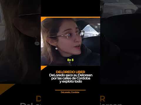 DeLoredo saco su DELOREAN por las CALLES DE CORDOBA #cba #córdoba #córdobasincorruptos