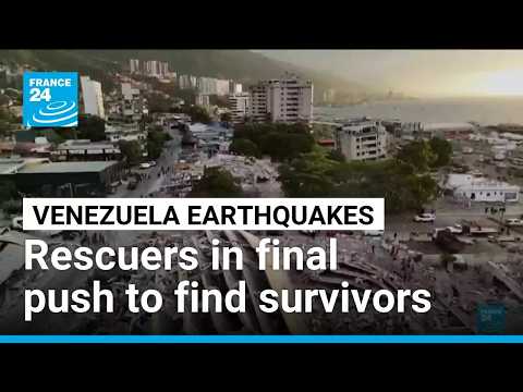 Venezuela rescuers in final push to find survivors as anger mounts