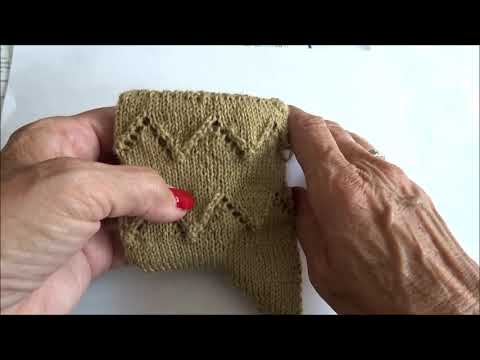 Lochmuster - Zick-Zack