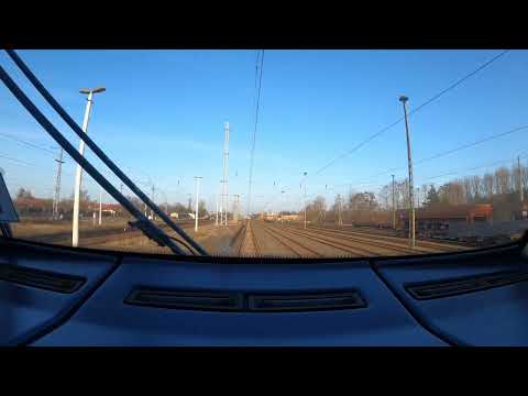 Führerstandsmitfahrt im Zeitraffer. S4 Markkleeberg-Gaschwitz - Falkenberg (Elster).