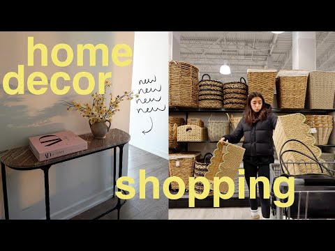 Furniture & home decor shopping for the new apartment!