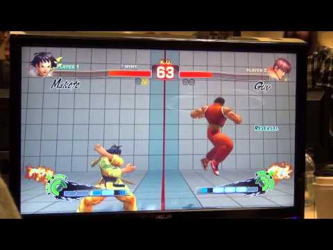 Evo 2013 Super Street Fighter 4 AE Team Seaslug (Makoto) vs Mechanicalgrape (Guy)
