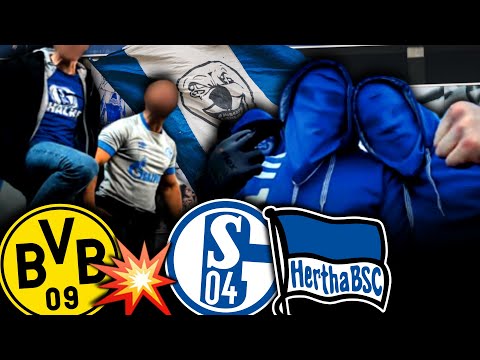 Schalke greetings to Dortmund, police scam & suspended support! (Schalke - Hertha 1:2)