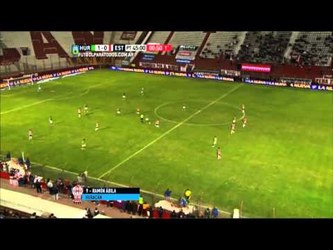 Gol de Ábila. Huracán 1 - Estudiantes 0. Fecha 18. Primera División 2015. FPT.