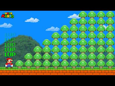 Can Mario Collect 9999 1-Up Mushrooms When Super Mario Bros Looks Realistic