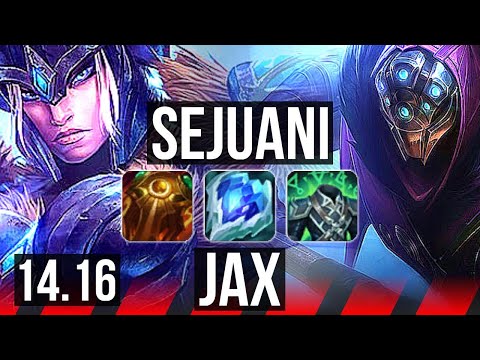 SEJUANI vs JAX (TOP) | 8/2/10, Godlike | NA Diamond | 14.16