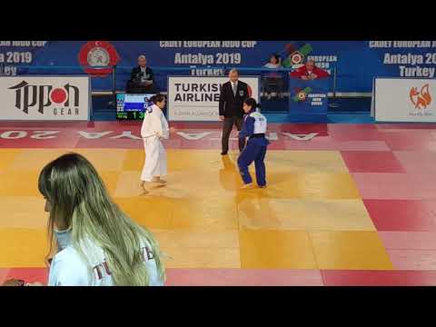 Cadet European Judo Cup - 2019 - KUANYSHOVA, Ayaulym (KAZ) - LOLADZE, Nino (GEO)