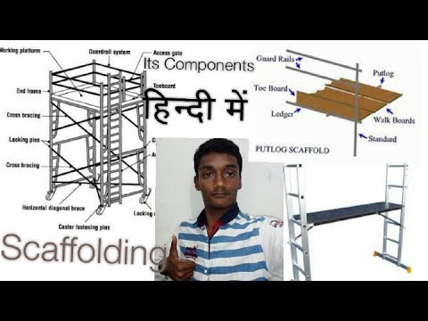 what is Scaffolding? It's Components | Civil Tech Hindi