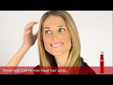 How To - Straighten with CHI Hairstyling Iron