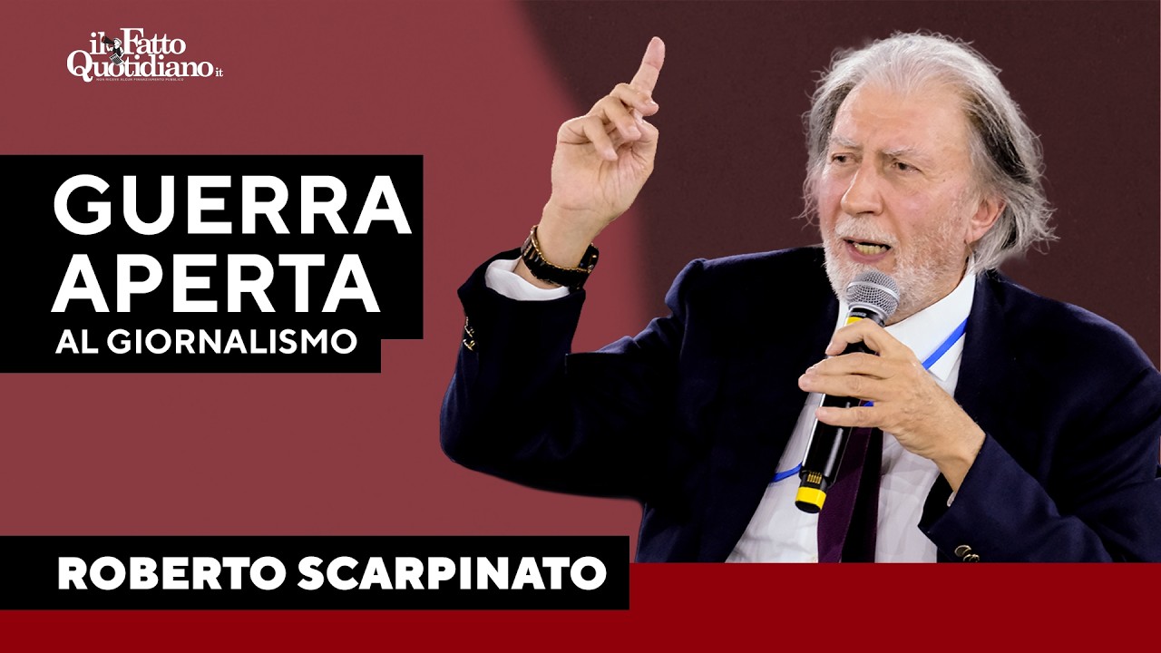Scarpinato su Gaza: "Il governo Meloni ha fatto la sua sporca parte"