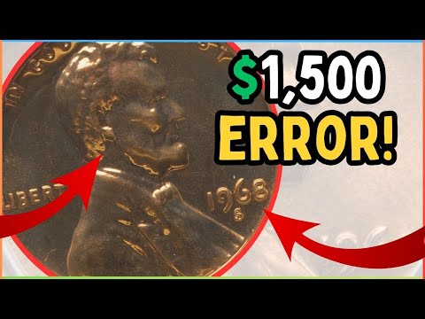 $1500 for a 1968 Penny? Look for these Error Coins Worth Money!