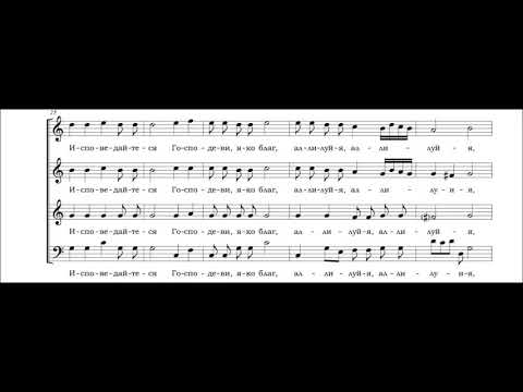 Николай Дилецкий - Хвалите имя Господне / Nicolai Diletsky - Praise the Name of the Lord