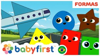 Aprendendo Formas Geométricas com Histórias! | Avião e mais | BabyFirst Brasil