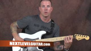Learn guitar Jake E Lee inspired clean rock power chords lesson Killer Of Giants style Ozzy
