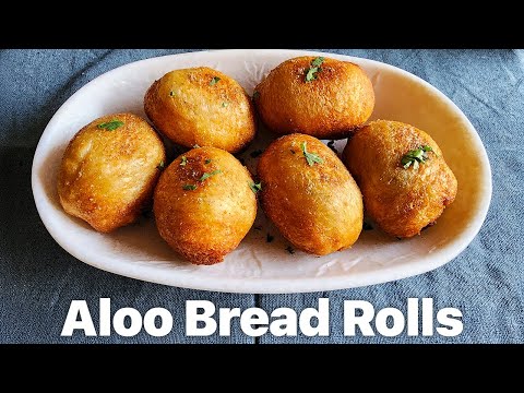 Aloo Bread Rolls | ब्रेड रोल रेसिपी | Potato Bread Rolls Recipe | Crispy Bread Roll Recipe