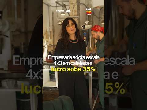 Fim da 6×1: empresária adota escala 4×3 em cafeteria e vê lucro subir