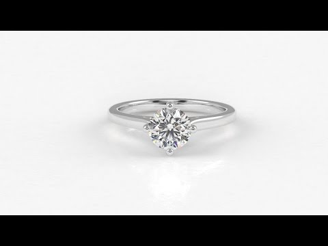 SR1060 Solitaire Diamond Engagement Ring