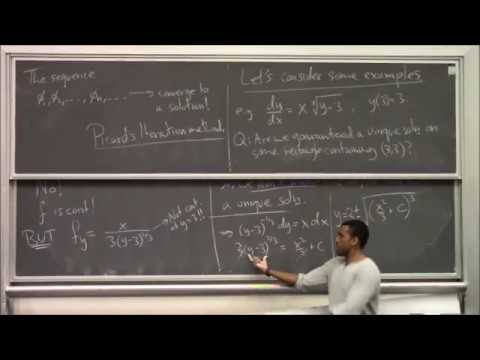 Math 391 Lecture 12 - E.U.Ts for 1st and 2nd Order; the Wronskian; Abel's Theorem