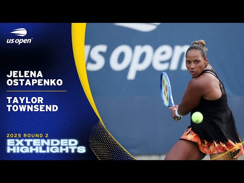 Jelena Ostapenko vs. Taylor Townsend Extended Highlights | 2025 US Open Round 2