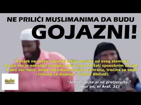 MUSLIMANIMA NE PRILIČI DA BUDU GOJAZNI - prof. Haris Šundo
