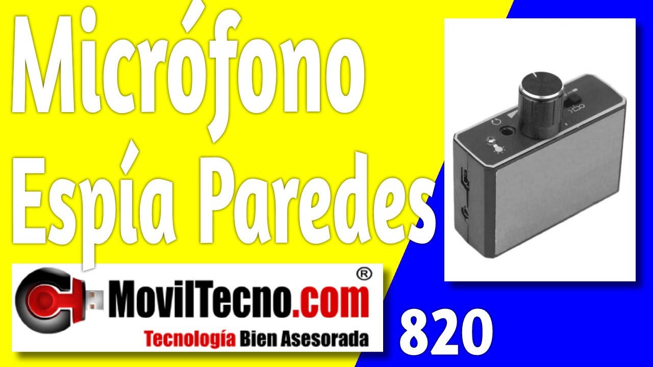 Watch ✔️ Micrófono ESCUCHA a través de Paredes PROFESIONAL 【✔️ MovilTecno 820 】 Now ✔️ Micrófono ESCUCHA a través de Paredes PROFESIONAL 【✔️ MovilTecno 820 】